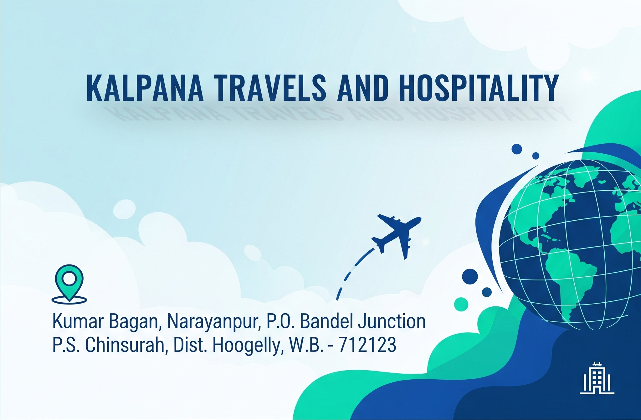 Kalpana Travels and Hospitality Business Card